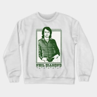 Neil Diamond / Original Retro 1970s Fan Design Crewneck Sweatshirt